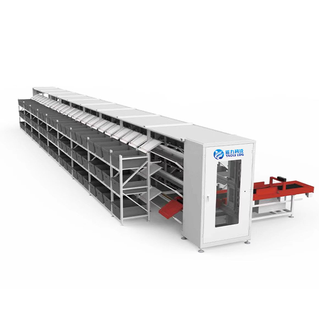 Pared de comercio electrónico para máquina clasificadora logística B2C